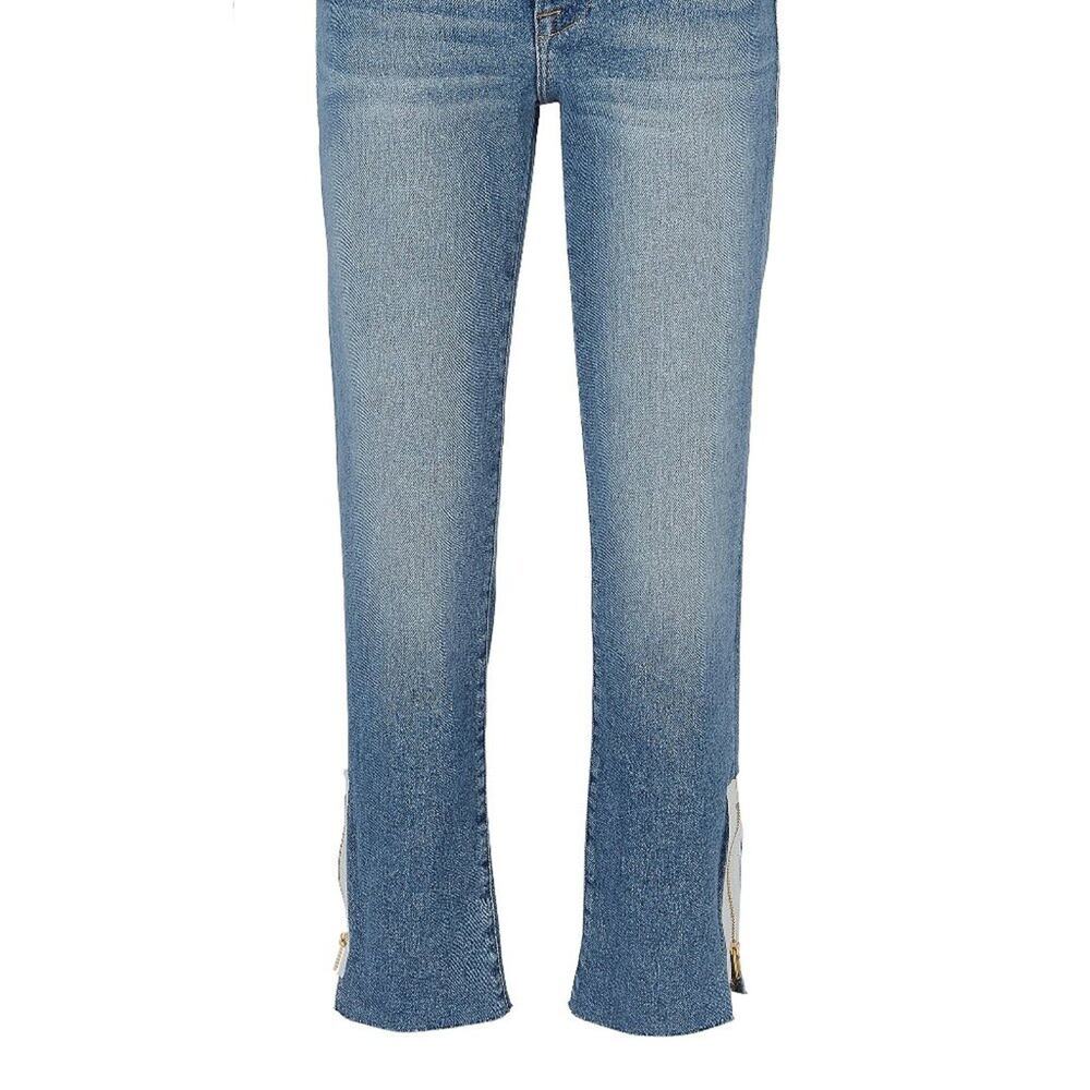 FRAME DENIM Le High Straight Zip Jeans Allowell 26 - Picture 2 of 7